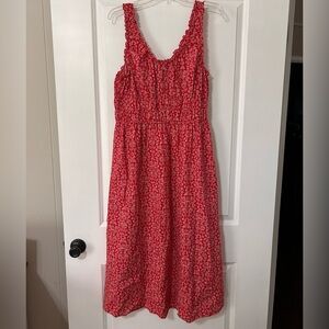 Universal Thread Red and White Floral Dress